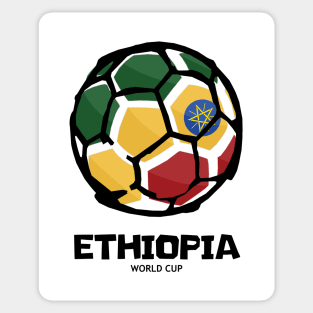 Ethiopia Football Country Flag Sticker